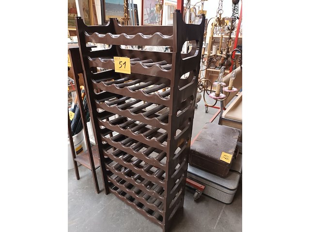 Lot 51 - pvc wijnrek - afbeelding 1 van  2
