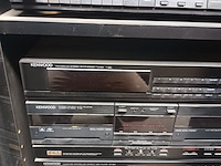 Lot 51 - stereo kenwood in kast - afbeelding 3 van  7