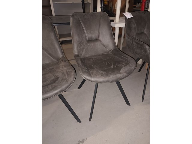 Lot 51 - stoelen en armstoel ben. 3 stuks - afbeelding 2 van  6