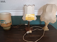 Lot 51 - tafellamp. 3 stuks - afbeelding 1 van  4