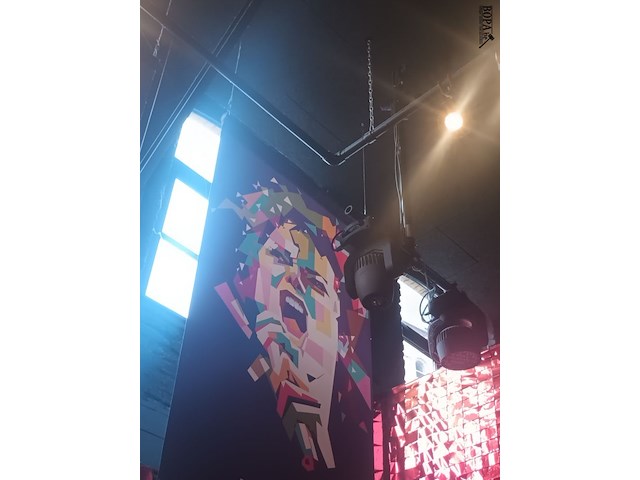 Lot 51 - zeil met afbeelding michael jackson - afbeelding 3 van  3