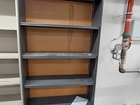 Lot 51 meter lopende stevige metalen rekken - afbeelding 3 van  32