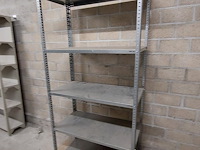 Lot 51 meter lopende stevige metalen rekken - afbeelding 18 van  32