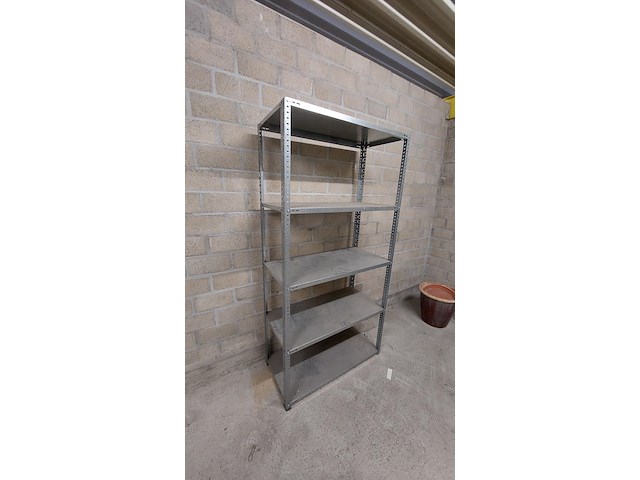 Lot 51 meter lopende stevige metalen rekken - afbeelding 20 van  32