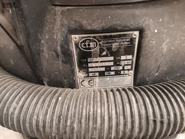 Lot 510 - industriële stofzuiger cfm - afbeelding 3 van  3