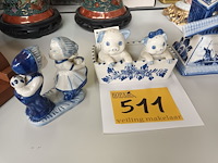 Lot 511 - delft porselein. 4 stuks - afbeelding 2 van  4