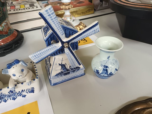 Lot 511 - delft porselein. 4 stuks - afbeelding 3 van  4