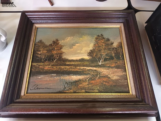 Lot 514 - kaders landschap. 2 stuks - afbeelding 2 van  4