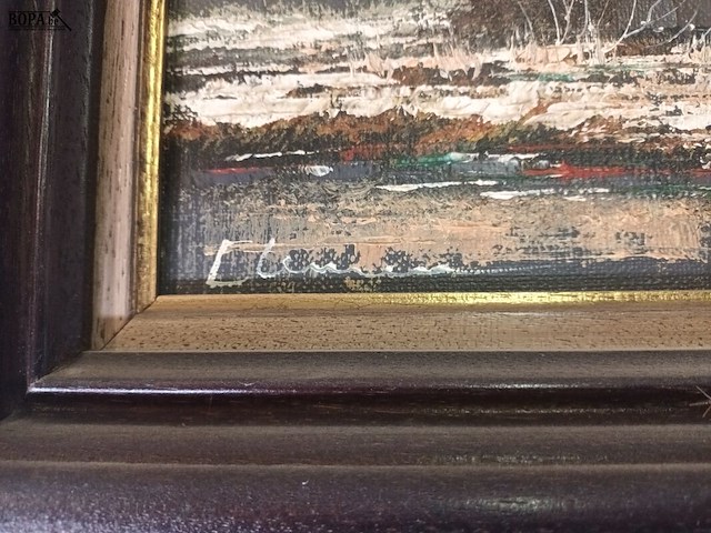Lot 514 - kaders landschap. 2 stuks - afbeelding 4 van  4