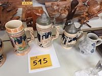 Lot 515 - bierpotten. 5 stuks - afbeelding 5 van  5