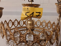 Lot 517 - luster koper en kristallen - afbeelding 1 van  3