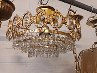 Lot 517 - luster koper en kristallen - afbeelding 2 van  3