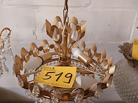 Lot 519 - luster koper en kristallen - afbeelding 1 van  3