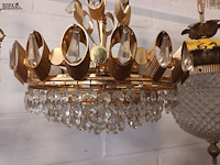 Lot 519 - luster koper en kristallen - afbeelding 2 van  3