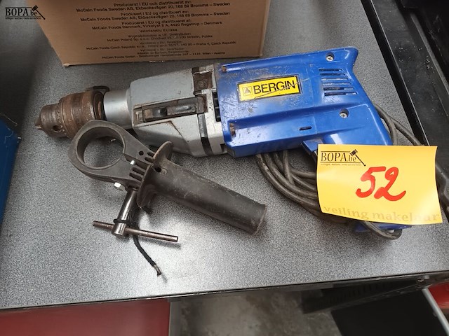 Lot 52 - bergin klopboormachine - afbeelding 1 van  3