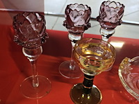 Lot 52 - diverse glassierkunst items 9 stuks - afbeelding 2 van  4