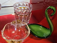 Lot 52 - diverse glassierkunst items 9 stuks - afbeelding 4 van  4