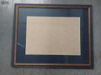Lot 52 - geometrische kunst getekend, 4 stuks - afbeelding 8 van  8