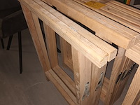 Lot 52 - houten schragen. 7 stuks - afbeelding 2 van  3