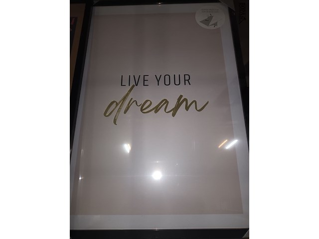 Lot 52 - kaders met metal posters. 3 stuks - afbeelding 2 van  4