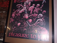 Lot 52 - kaders met metal posters. 3 stuks - afbeelding 3 van  4