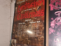 Lot 52 - kaders met metal posters. 3 stuks - afbeelding 4 van  4