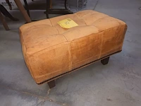 Lot 52 - lederen voetbank - afbeelding 2 van  5