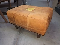 Lot 52 - lederen voetbank - afbeelding 3 van  5