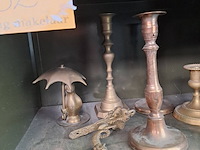 Lot 52 - lot verzameling antieke koperen en bronzen voorwerpen - afbeelding 5 van  6