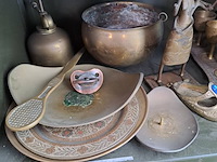 Lot 52 - lot verzameling antieke koperen en bronzen voorwerpen - afbeelding 6 van  6