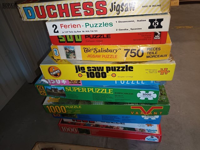 Lot 52 - puzzels. 11 stuks - afbeelding 2 van  4