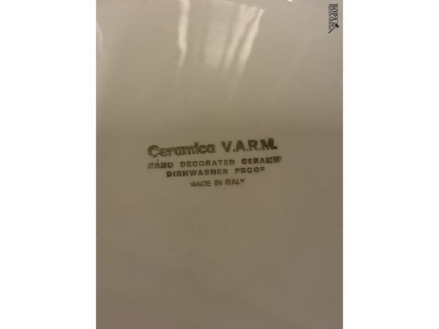 Lot 52 - sierbord in keramiek - afbeelding 3 van  3
