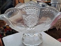 Lot 52 - vintage glazen servies oa. rosaline glas - afbeelding 2 van  6