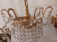 Lot 520 - luster koper en kristallen - afbeelding 2 van  3