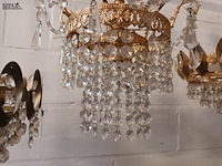 Lot 520 - luster koper en kristallen - afbeelding 3 van  3
