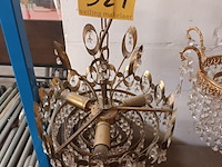 Lot 521 - luster koper en kristallen - afbeelding 1 van  3