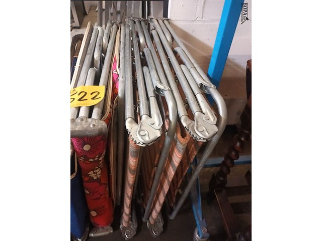 Lot 522 - vintage ligzetels. 6 stuks - afbeelding 4 van  4