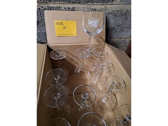 Lot 53 - apérol spritz glazen - afbeelding 1 van  1
