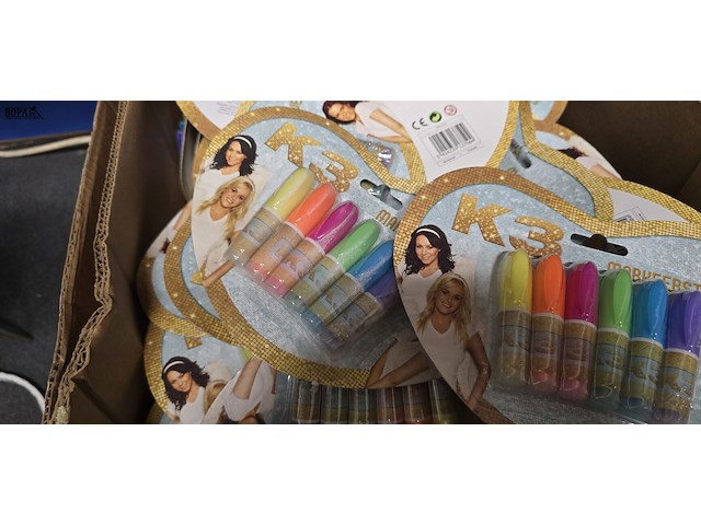 Lot 53 - doos met k3 markeerstiften nieuw - afbeelding 3 van  3