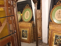 Lot 53 - grote antieke spiegel - afbeelding 2 van  4