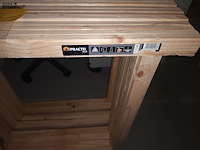 Lot 53 - houten schragen. 8 stuks - afbeelding 2 van  3