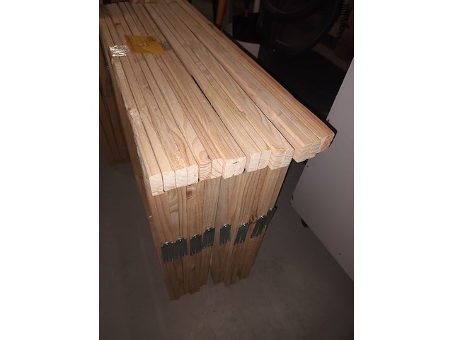 Lot 53 - houten schragen. 8 stuks - afbeelding 3 van  3