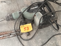 Lot 53 - klopboormachine hikoki en boren - afbeelding 1 van  4