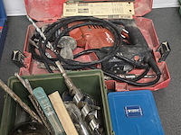 Lot 53 - klopboormachine hilti te5 in koffer en boren - afbeelding 1 van  5