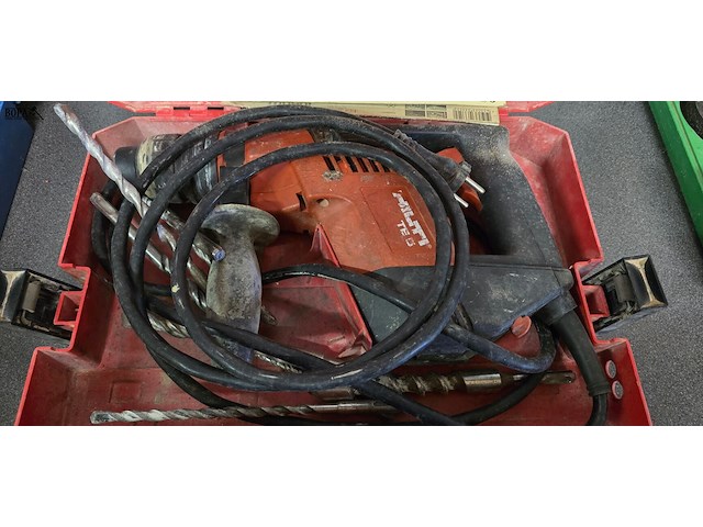 Lot 53 - klopboormachine hilti te5 in koffer en boren - afbeelding 3 van  5