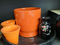 Lot 53 - lot decoratief allerlei- zwart oranje kleuren - afbeelding 4 van  6
