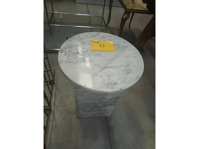 Lot 53 - marmeren tafel - afbeelding 3 van  3