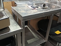 Lot 53 - rvs spoeltafel - afbeelding 4 van  5