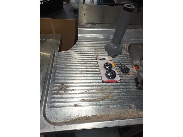 Lot 53 - rvs spoeltafel - afbeelding 5 van  5