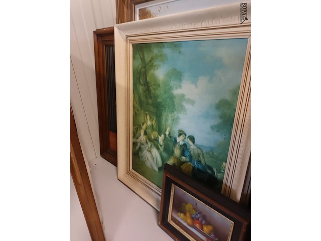 Lot 53 - schilderijen. 5 stuks - afbeelding 2 van  2